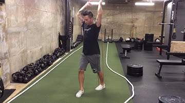 Resistance Band Overhead Tricep Extension