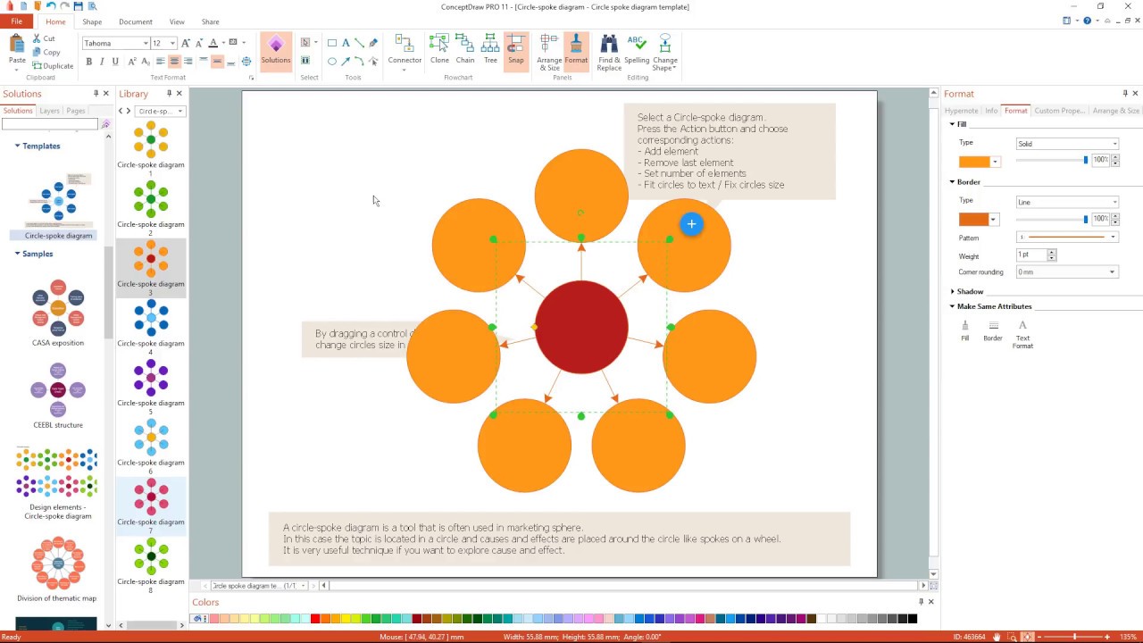 Create A Wheel Chart