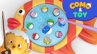 Como Fishing Play Learn Colors And Numbers Cartoon Video For Kids Como Kids Tv