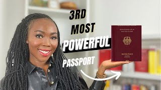 ADVANTAGES OF THE GERMAN PASSPORT || WHY YOU SHOULD APPLY || 3RD MOST POWERFUL PASSPORT