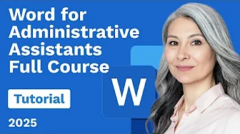 Microsoft Word for Administrative Assistants Tutorial Ad Free