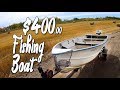 $400 Vintage Aluminum Fishing Boat
