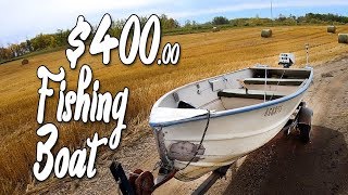 $400 Vintage Aluminum Fishing Boat