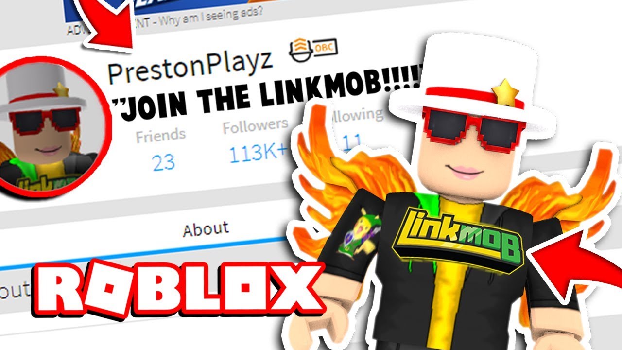 My Account Swapped With Prestons Help Linkmon99 Roblox - linkmon99 playing roblox