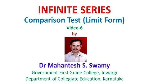 Mathematics : BSc -2 Semester: Infinite Series (Video -6)