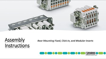 HEAVYCON Insert Mounting from inside the enclosure