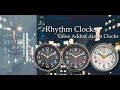 RHYTHM 麗聲 時尚珠光質感LED夜光鬧鐘-尊爵黑/9cm product youtube thumbnail
