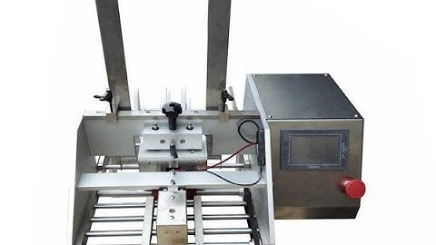 Small pouch counting machine shampoo ​sample pouch counting small batch friction feeder
