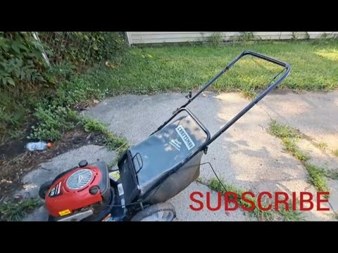 How To Start Lawn mower With broken Cable & Turn Off