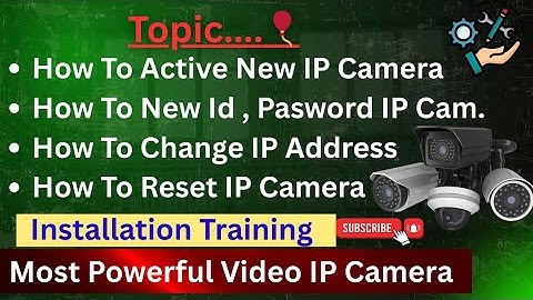 How To Change IP Address Cp Plus / Dahua/ Hikvision || How To Reset IP Camera | Default #Ipcamer #1k