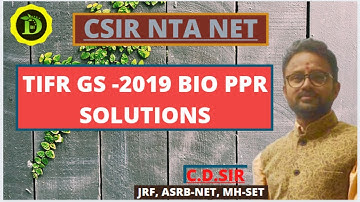 TIFR:  GS-2019 PAPER SOLUTIONS
