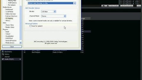 Winamp Tutorial - How to Rip a CD