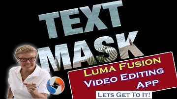 Text Masking Tutorial In IOS Luma Fusion.✍⭐⭐⭐⭐⭐