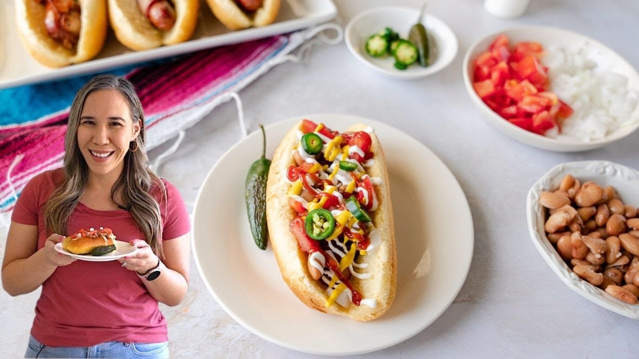 This recipe is inspired by the Sonoran hot dogs that are popular in Tu, Mexican Food Recipes