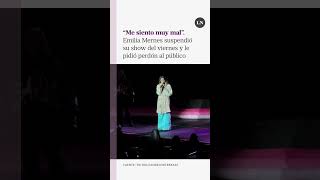Emilia Mernes Suspendió Su Show De Este Viernes En El Movistar Arena: 
