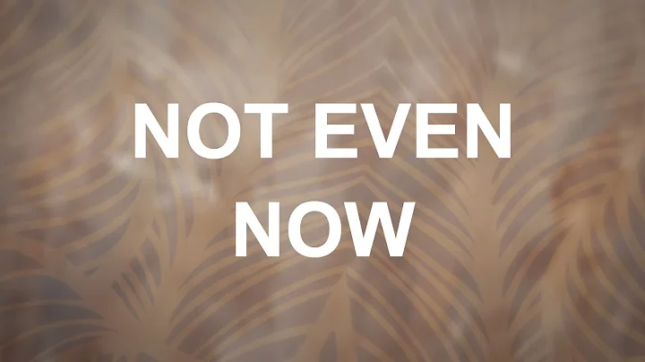 Not Even Now (Lyric Video) - Alisa Turner [ Offici...