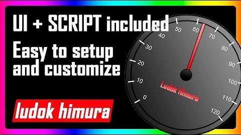 Unity SPEEDOMETER [UI + Script] 👨‍💻 TUTORIAL  ▶ in 4 minutes