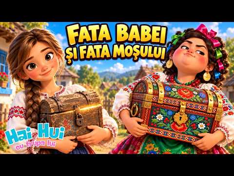 Fata babei și fata moșului 📖 Poveste pentru copii | Desene în limba română