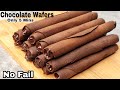 Chocolate Wafers Roll In 5 Mins|No Fail 100%Crispy5 मिनट मे ढेर सारे चॉकलेट वेफर्स बनाए बच्चो के लिए