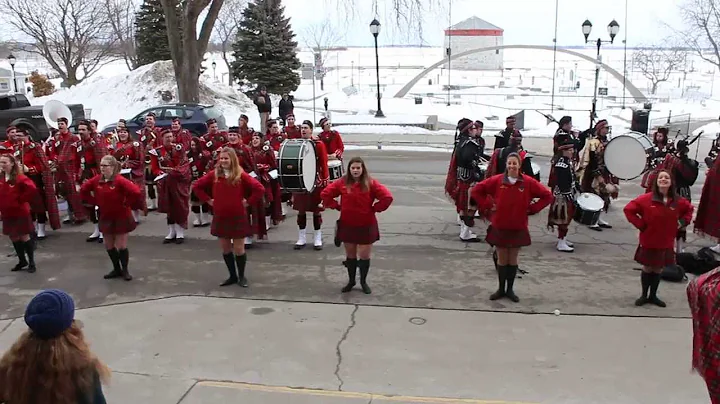 Queen's Bands Highland Dancers at Kingston St. Pat...