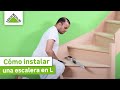 Cómo instalar una escalera en L - LEROY MERLIN