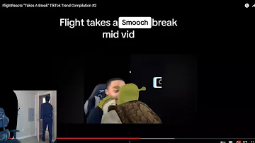 Reacting To FlightReacts "Takes A Break" TikTok Trend Compilation #2