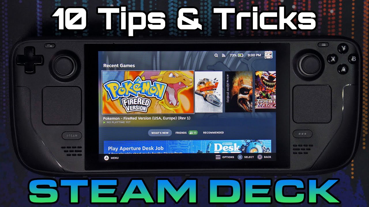 Steam Deck  10 Tips & Tricks For New Owners! 