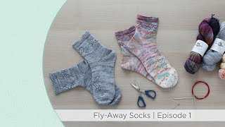 Episode 1: Fly Away Socks Knit-Along with Jenny Fish | Block One | One Big Happy Yarn Co.
