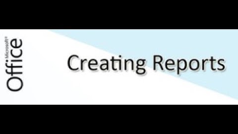 How to create Report in Access | MS Access | By Makhan AutomationHub|
