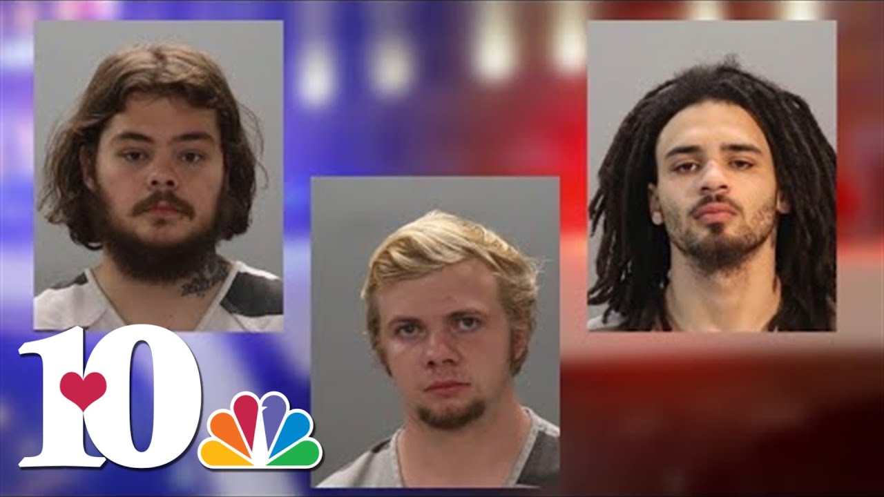 Three people charged with setting stolen vehicle on fire after two ...