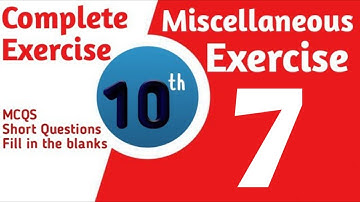 10 class math unit 7 miscellaneous exercise complete || class 10 math review exercise 7