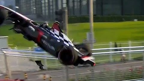 Crash -  Nick Heidfeld -  Formula E - Beijing - China - 2014