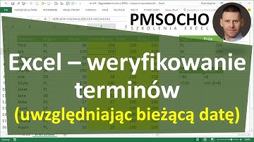 excel-699 - Monitorowanie terminów biorąc pod uwagę bieżącą datę