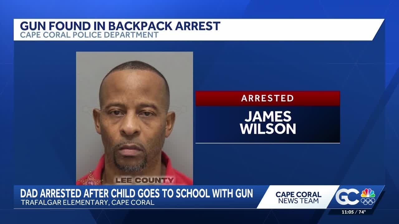 Father arrested after Florida elementary student found with loaded gun ...