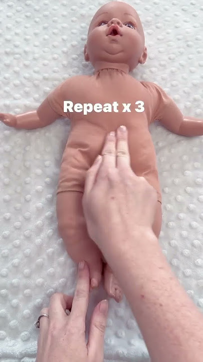 Newborn Massage: Relieve Gas In Minutes! #shorts #ytshorts #babymassage