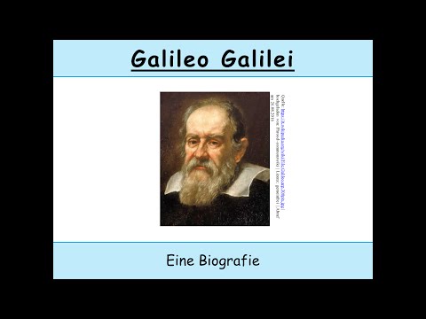 Galileo Galilei – Eine Biografie (Leben und Werk) 1/2
