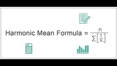 Hormonic Mean Sta 301 Lecture No 004 part 1