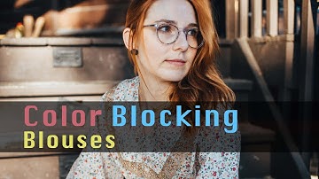 Color Blocking and Print Mixing Blouses | Pattern and Fabric Combos
