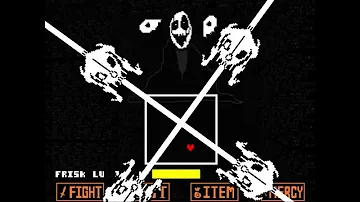 Where do you fight Gaster in Undertale?