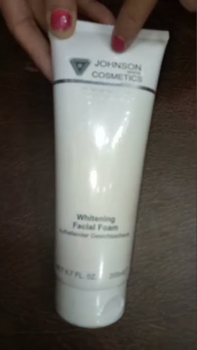 [Johnson whitening facial foam] #beautytipsandtricks #facial #Johnson