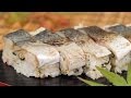 Pressed Sushi with Seared Marinated Mackerel Recipe (Shime Saba Oshizushi) | Cooking with Dog