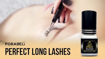 BEST EYELASH EXTENSIONS GLUE | FORABELI PRO CARE LASH EXTENSIONS ADHESIVE