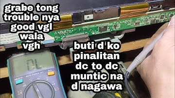 sharp 40 led tv good backlight no picture