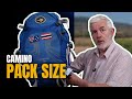 What backpack size do you need for the camino