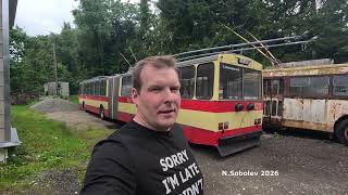 Driving Wireless trolleybus on route 1  Tallinn