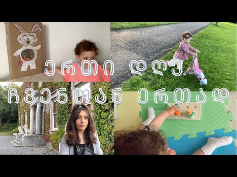 ჩვენი ერთი დღის ვლოგი  | DIY კურდღელი