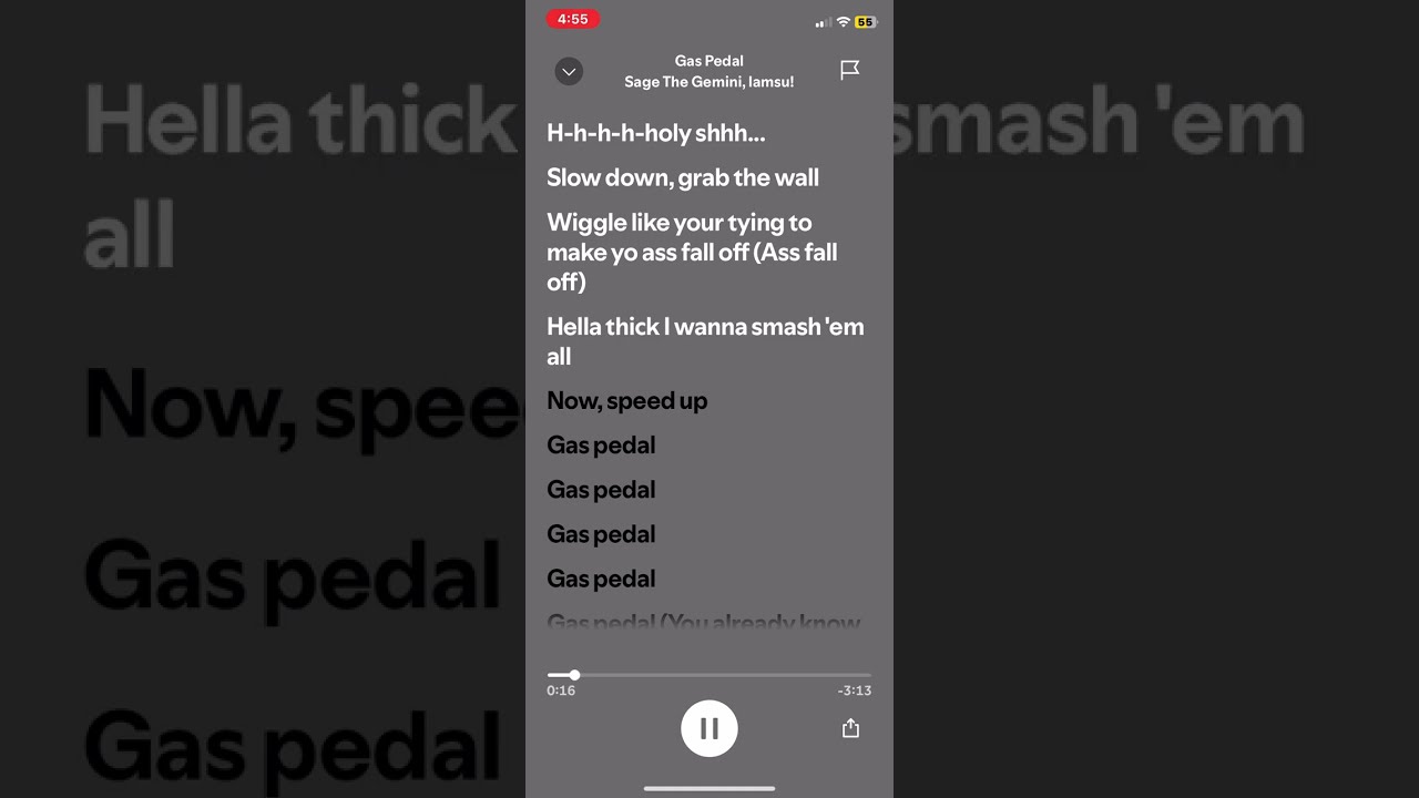 Gas Pedal Sage The Gemini Iamsu Fyp Lyrics Spotify