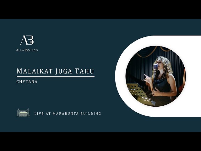 Malaikat Juga Tahu - Dewi Dee Lestari ( Alfa Bintang Orchestra ) Live At Marabunta Building class=