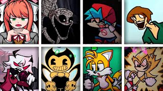 Fnf Aurora But Different Characters Sing It Everyone Sings Aurora