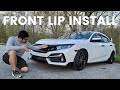 FRONT LIP INSTALLATION For 10th GEN CIVIC SPORT | BAYSON R LIP